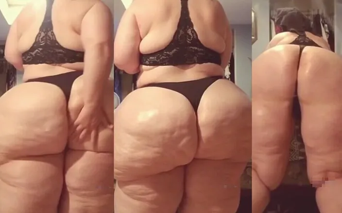 Kattycurvyy: Applying Cream on My Giant Booty