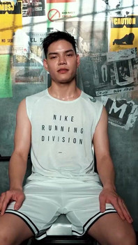 Gif-014 ผู้เล่นบาสเกตบอลตรง / ดูดควยหนาจนแห้ง