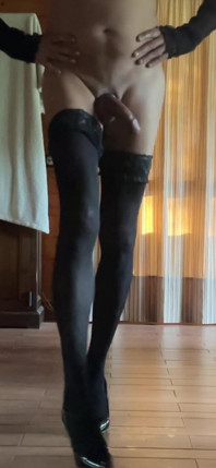 Luzia TV, Submissive Shemale Modeling Until She Releases All the Milk for You