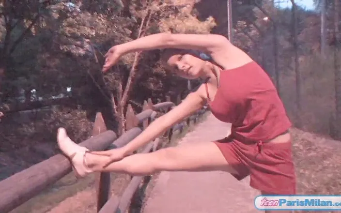 Teen Paris Milan: Paris Milan - Jumping jacks!