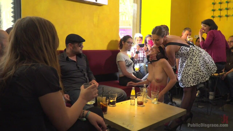 Public Disgrace by Kink: Public Slut Works the Crowd