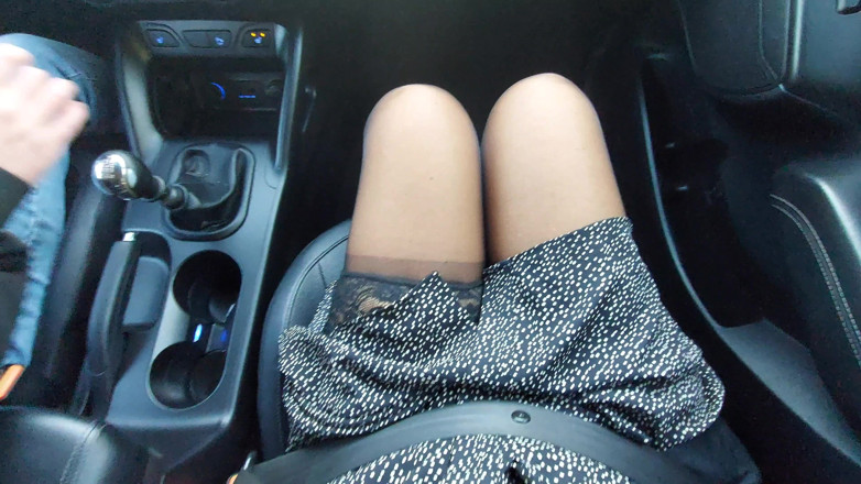 Step Mommy: Stepmom and Stepson Alone in the Car Teasing Each Other