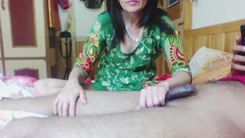 Bolly Karma: Busty Housewife and Her Husband at Work