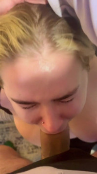 POV Blow Job with Cumshot