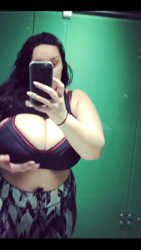Meantime in the Gym Room While I Admire My Boobies