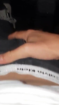 Cock Masturbating on a Crowded Bus - Made Him Cum Hard with His Hand! - Cock Blinking - Porn in Spanish