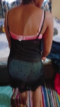 Desi Bhabhi in Sexy Black Lingerie