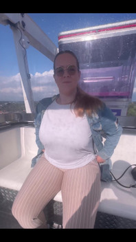 At the Carnival Flashing My Tits