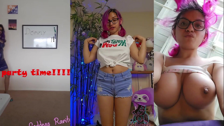 Goddess Rarity: Tanrıça Rarity soyunuyor ve yeni kıyafetler deniyor