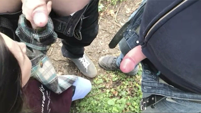 Hefburg: 18yo College Student Public Park Bukkake Multiple Loads Dumped