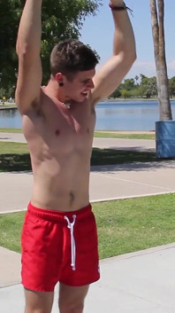 Skater Boy Kellan Hartmann Jerks His Big Cock