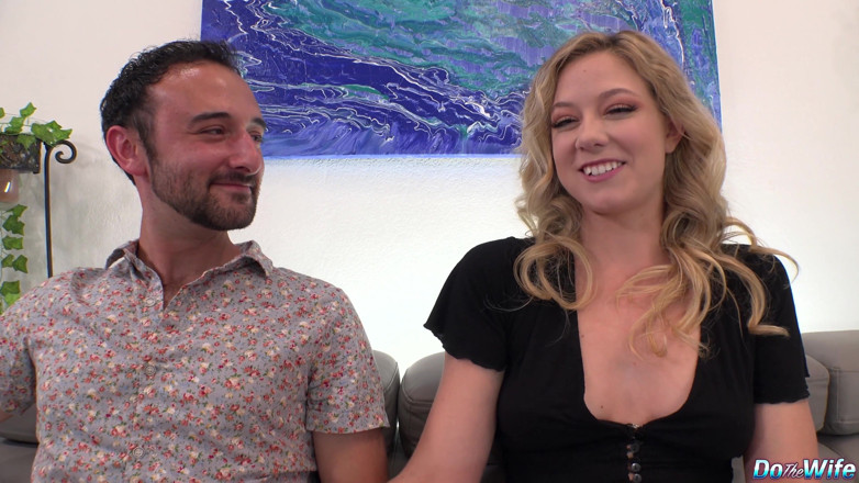 Porn Gutter: Sexy a mladá manželka River Lynn dostane její růžovou kundičku...