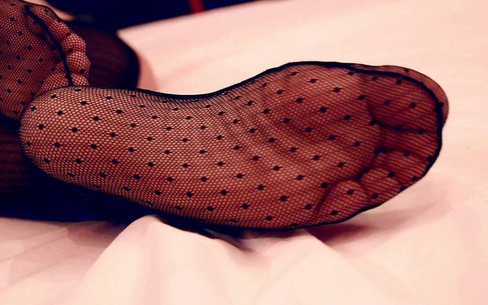 Mistress Legs: Mistress Podeszwy w nylonowych skarpetkach Zbliżenia