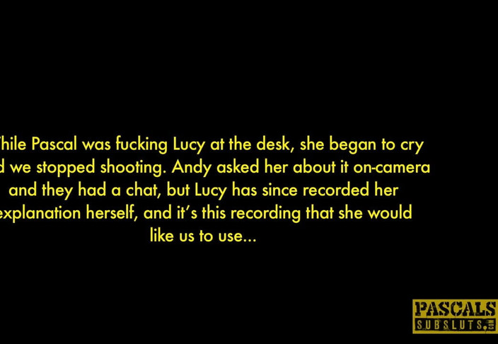 Pascals Subsluts: Lucy Lane - इंटरव्यू - सेक्स के बाद