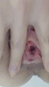 Slowmo Fingering My Shaved Pussy