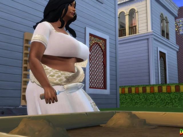 Lakshmi Aunty Got Fucked by a Pervy Old Neighbor - Wickedwhims (Desi Sims)
