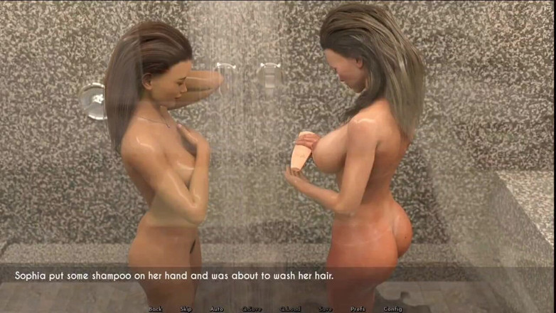 Johannes Gaming: AWAM #36 Sophia and Ellie shower together
