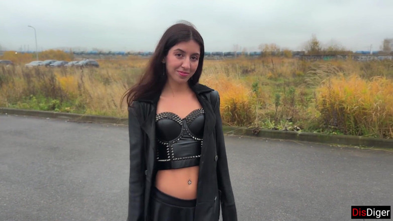 Dis Diger: Pickup Rock Girl Rough Blowjob and Sex High Heels Boots...