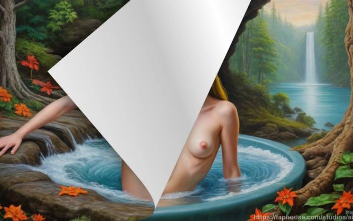 AI Girls: 42 images sexy d’une elfe nue dans l’eau - images accrocheuses