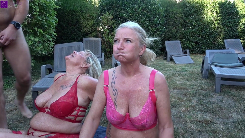 Rosella Extrem: Mega venkovní piss orgie! 20 mužů a 1 dívka nás naplnil piss!...