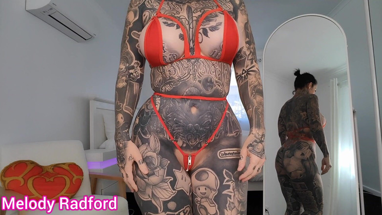 Melody Radford: Průhledné mikro bikiny try on Haul