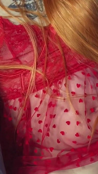 Redhead Trans Girl Has the Best Cumshot