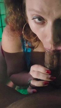 Lucky Gurl Anastasia Spicy Ukranian - My First POV Blowjob and BBC Throat Fuck
