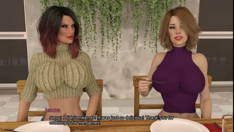 Dirty GamesXxX: Жажда моих гостей: обед в ресторане с двумя девушками, эпизод 12