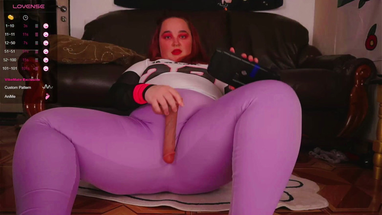 AssGives: Abrindo minhas pernas em leggings