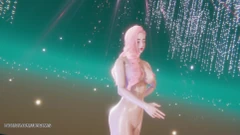 mmd] (g)i-dle) - Hwaa Seraphine Sexy Naked Dance League of Legends ...