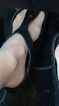 Pedálová pumpa v Birkenstocks
