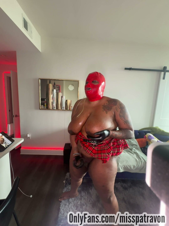 patravontesse: Stepmommy Dearest Patra in Red Latex