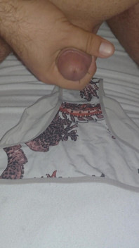 I Ejaculate Into the Panties My Wife Is Going to Wear While She Is in the Bathroom.