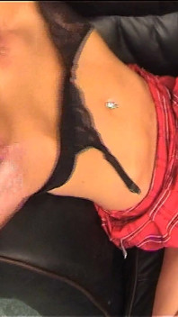 Hot Punk Chick All Holes Filled