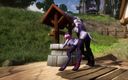 Wraith Futa: Draenei Futa šuká Draenei Dívku na studně přání | Warcraft porno parodie