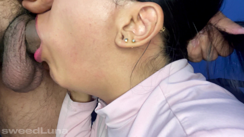 sweedLUNA: Vyvrcholení na hrdlo mé nevlastní sestry - Dirty Blowjob