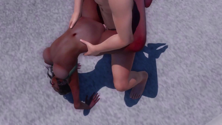 Wraith ward: Czarna dziewczyna zostaje zerżnięta głupio - porno 3D
