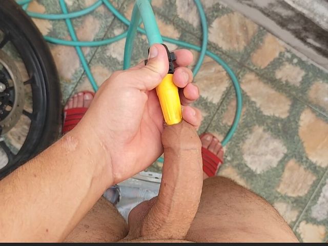 Instant Growth with the Garden Hose (Straight Daddy Club)