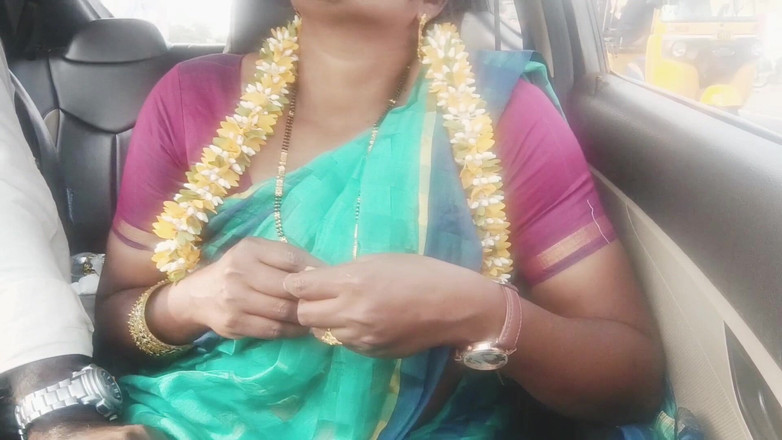 Telugu honey lips: Ayah tiri yang marah besar ngomong jorok di dalam mobil...