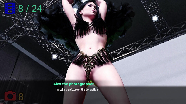 Porngame201: Fashion Business - Il servizio fotografico di monica modella calda # 3 - 3d game...