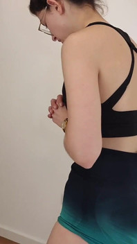 Shanaxnow Hot Sweaty Squatting Gym Shorts Sport Top Bts