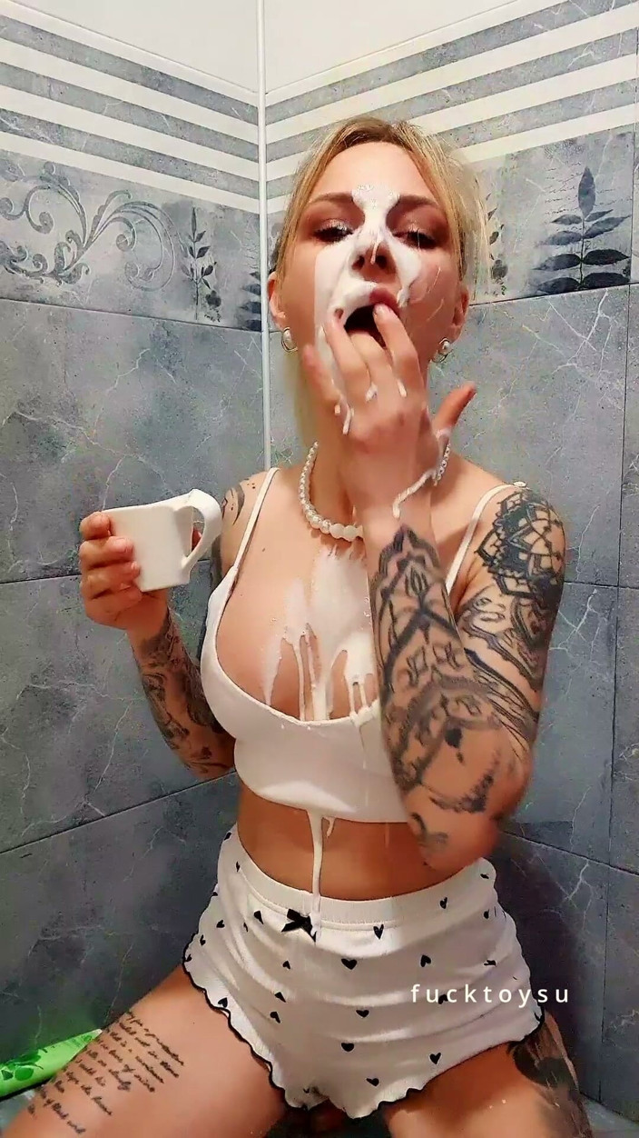fucktoysu: Intense Solo Session: Realistic Dildo Deepthroat Riding Solo Climax and...