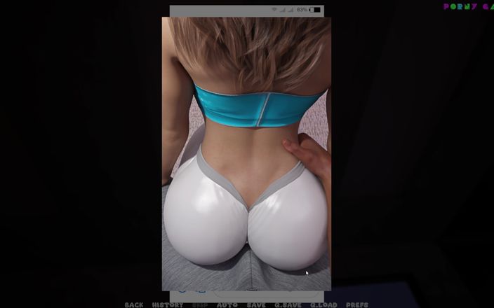 Porny Games: İtalyan sürtük karım hornydogstudio tarafından - soyunma odasında anal arama 6