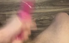 Cumming in a Condom. Big Load Big Dick Twink