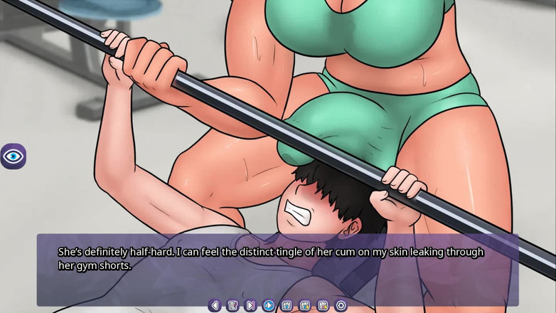 Futavision: Futadomworld: Bărbat înconjurat de musculos puternic în sala de sport - episodul 4