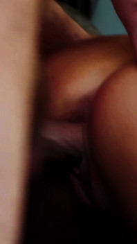 Blonde with Big Tits Gets a Creampie Inside Her Hairless Pussy