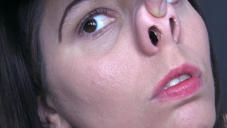 Quinn brooks: Nose Pinching
