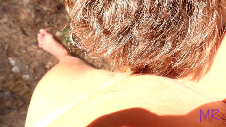 Magia Rosa: Amatérský sex v lese venku, malá flexibilní holka