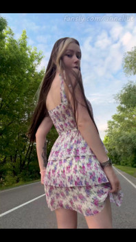 Morning Pee Right on the Road