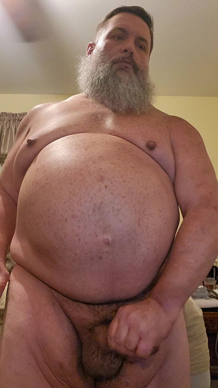 GeneWadexxx: Bärtiger bär, masturbation am morgen